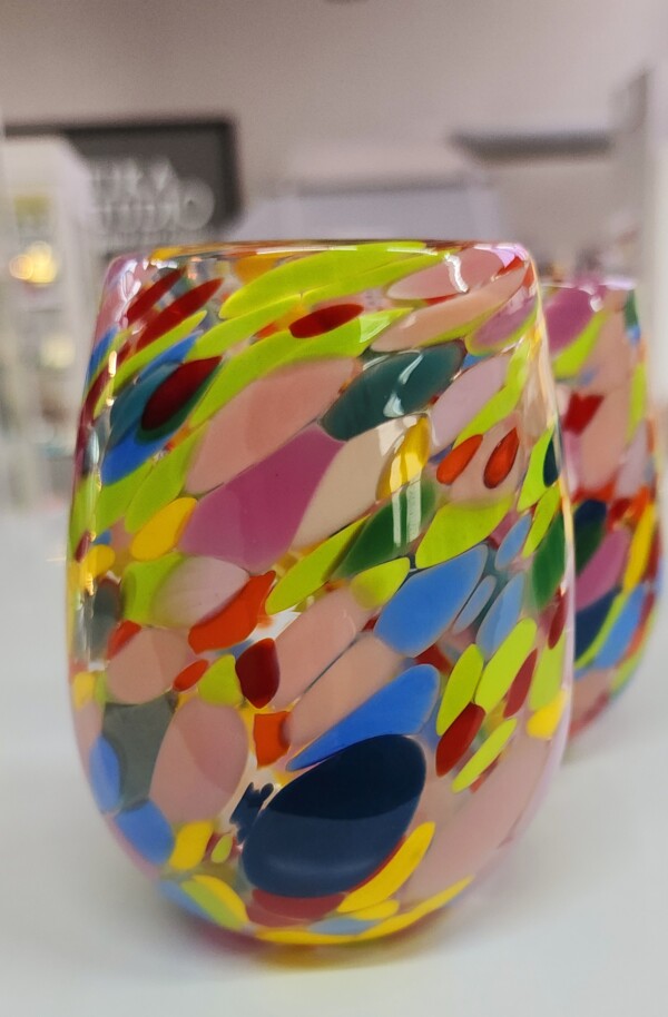 Drinking Glass - multi coloured