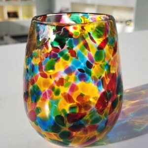 Drinking Glass - transparent multi