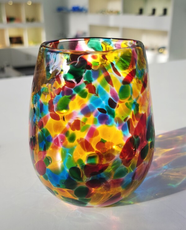 Drinking Glass - transparent multi