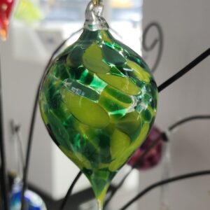 Christmas Decoration - Multi Green: large pointed